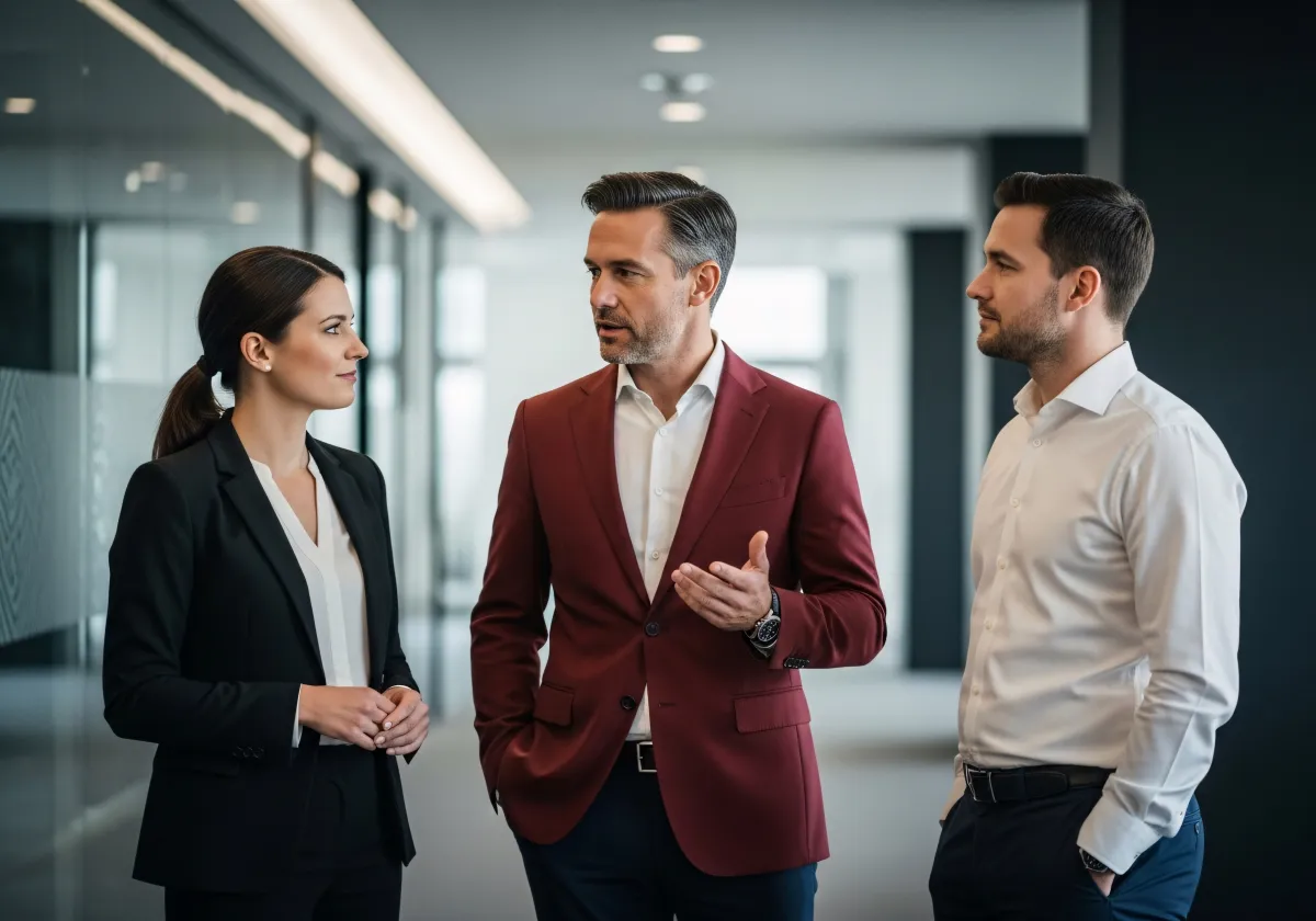 Beratungsgespräch mit Finanzexperten Team